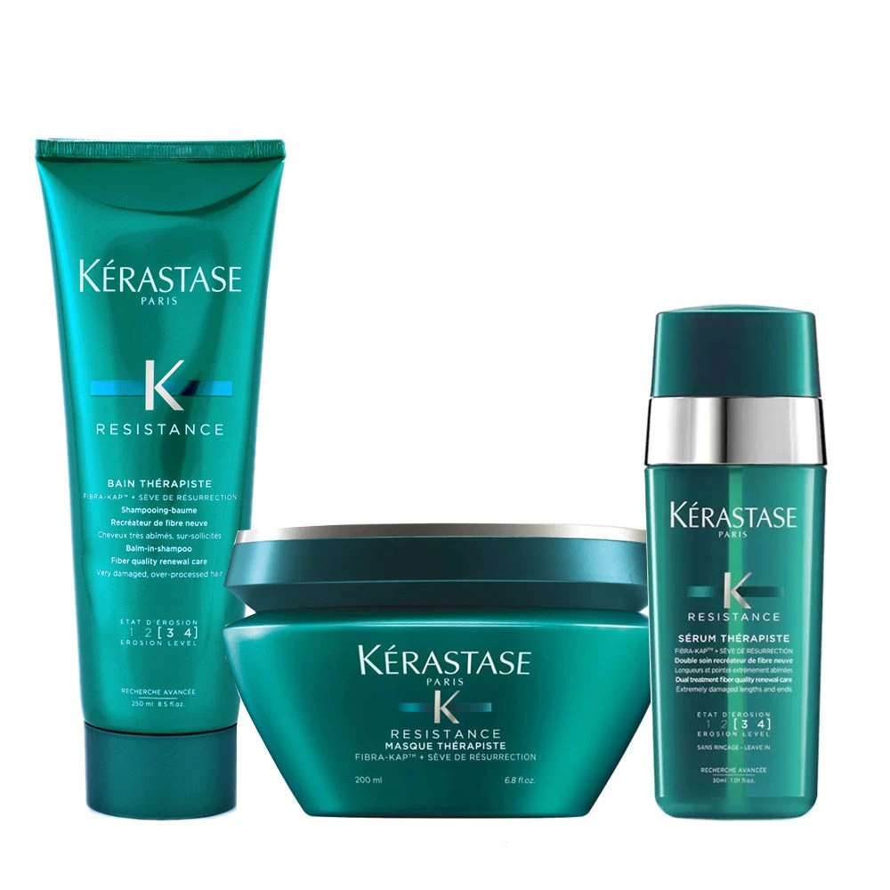Kérastase Kerastase Resistance Bain Therapiste 250ml Masque Therapiste 200ml Serum Therapiste 30ml 1 Kérastase Kerastase Resistance Bain Therapiste 250ml Masque Therapiste 200ml Serum Therapiste 30ml