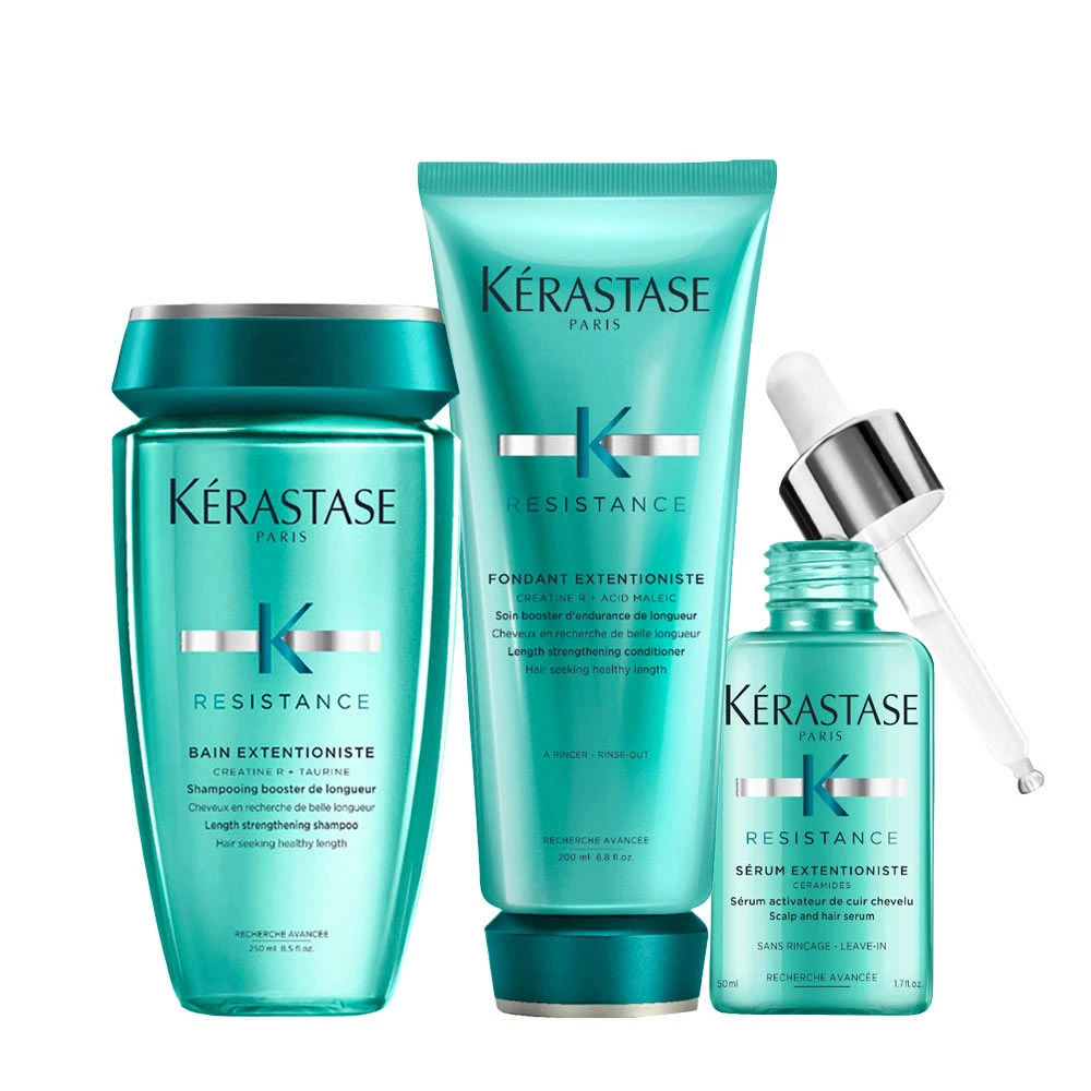Kérastase Kerastase Resistance Bain Extentioniste 250ml Fondant 200ml Serum 50ml 1 Kérastase Kerastase Resistance Bain Extentioniste 250ml Fondant 200ml Serum 50ml