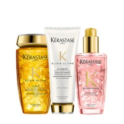 Kérastase Kerastase Elixir Ultime Shampoo 200ml Conditioner 200ml Elixir Rose Oil 100ml