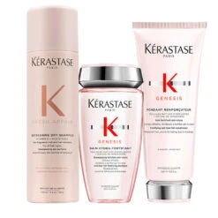 Kérastase Kerastase Fresh Affair Refreshing Dry Shampoo 233ml Genesis Bain Hydra-Fortifiant 250ml Fondant Renforcateur 200ml