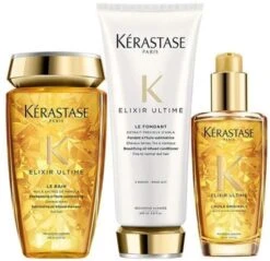 Kérastase Kerastase Elixir Ultime Shampoo 250ml Conditioner 200ml Oil 100ml